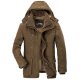 Men's Hooded winter coat Jacket Thicken Warm Business Casual