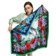 100% Silk Scarves Printing Service Designer foulard en soie Women Square Silk Scarf with Logo