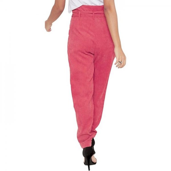 Women's Fashion Streetwear Comfort Daily Weekend Pants Pants Plain Full Length Classic Red