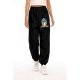 Women's Casual Fashion Sports Casual Daily Pants Chinos Pants Cat Animal Full Length Drawstring Print White Black Grey