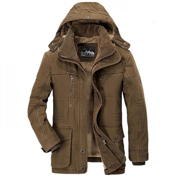 Men's Hooded winter coat Jacket Thicken Warm Business Casual