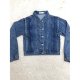 Women's Jacket Daily Holiday Fall Winter Short Coat Regular Fit Warm Casual Jacket Long Sleeve Solid Color Rivet Blue / Cotton
