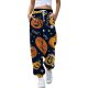 Women's Casual Fashion Breathable Sports Halloween Daily Pants Sweatpants Pants Skull Pumpkin Full Length Elastic Drawstring Des