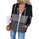 Women's Sporty Cotton Coat Tops Pink