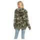 Women's Coat Casual / Daily Winter Spring Regular Coat V Neck Regular Fit Casual Jacket Pattern Others Green / Cotton